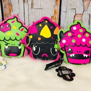 Bnwt Loungefly Soso Happy coin purses set of 3.